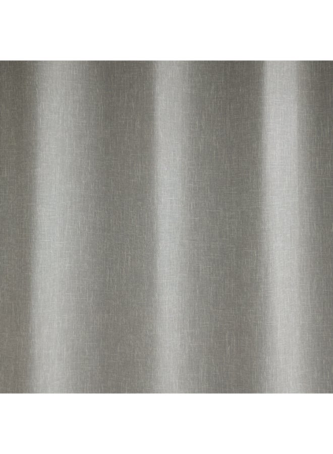Home Box Extra Long Blackout Lined Curtain Set - Grey - 2 Pieces - Image 4